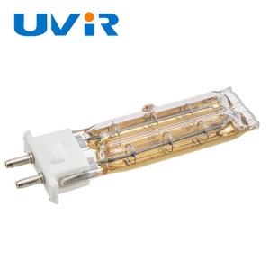 450W Twin Tube Quartz Heating Lamp 115V with Gold Reflector