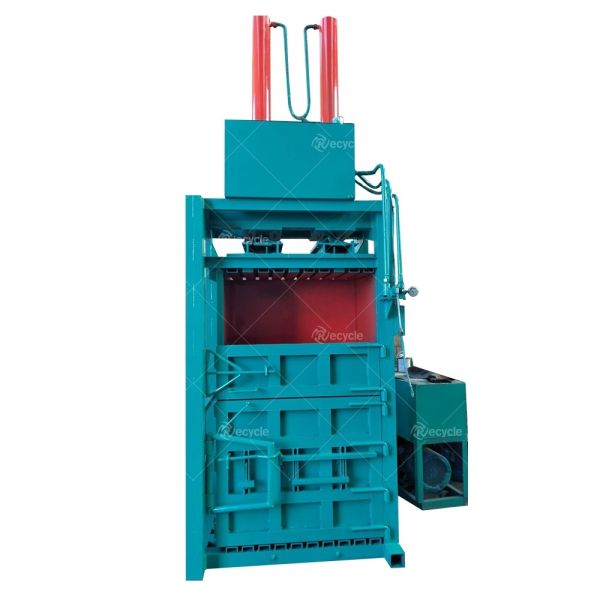 Waste Paper Cardboard Hydraulic Vertical Baler Can Waste Plastic Bottle Press