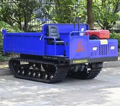 Heavy Duty Self-Propelled Diesel Tracked Transporter GF5000A 5 Ton Capacity Oil Palm Plantation Forestry