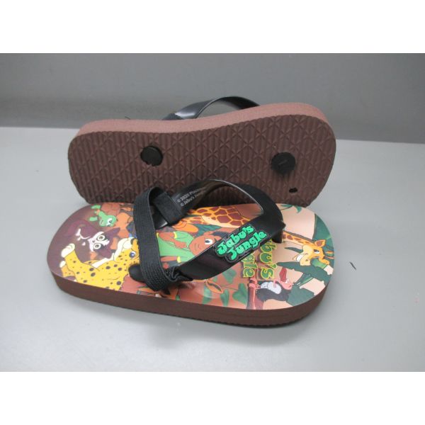 OEM PE EVA enfants personnage Flip Flops sandales ouvertes à l' orteil style Anti-slip Design