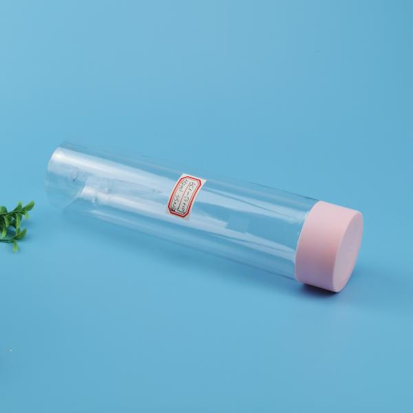 550ml 29oz Transparent PET Plastic Juice Bottle With Screw Cap