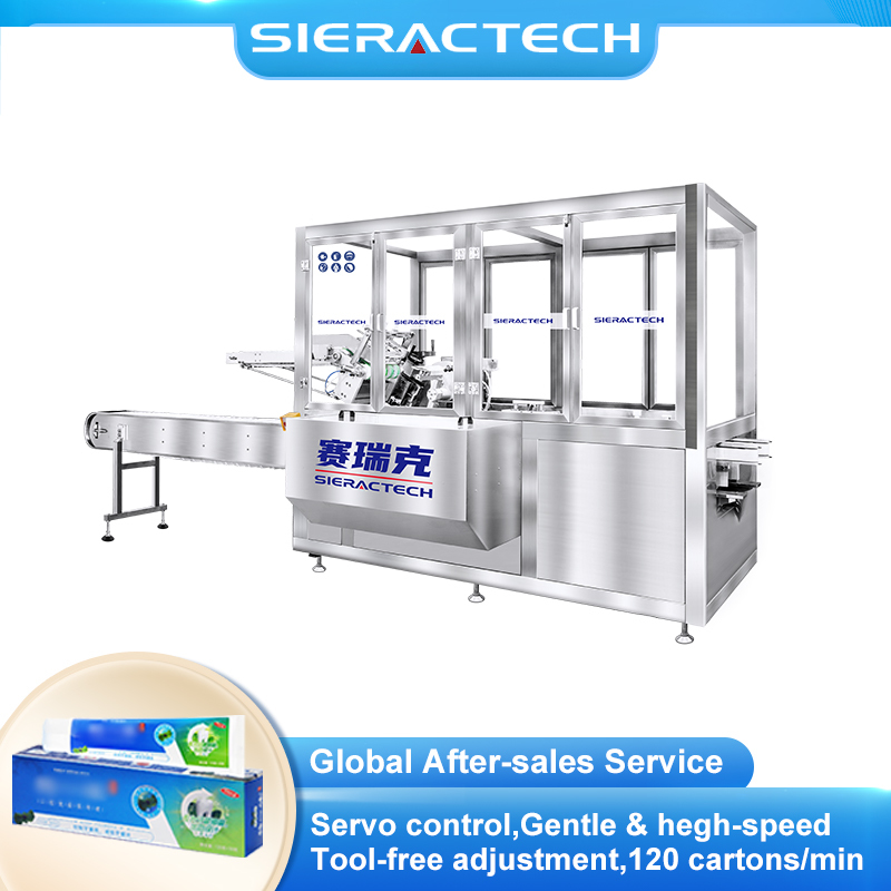 Automatic Toothpaste Cartoning Machine with Vertical Top-Load System and Zero-Defect Quality Control for FMCG Packaging