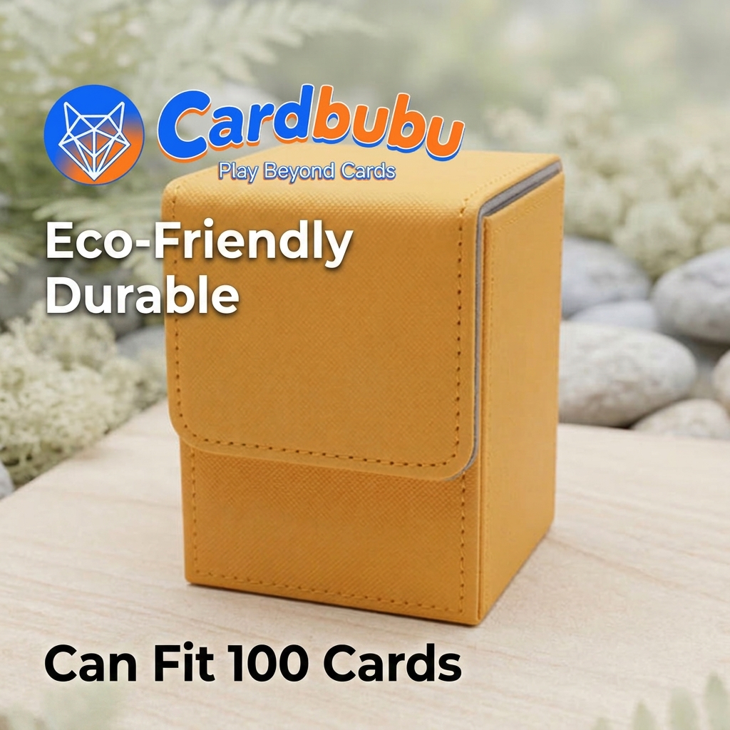 Trading Cards Leather Deck Box Durable Stylish Magnetic Closure For Yu Gi Oh Pok