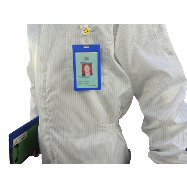 2.5mm Grid 98% 99% Polyester Antistatic ESD Coverall