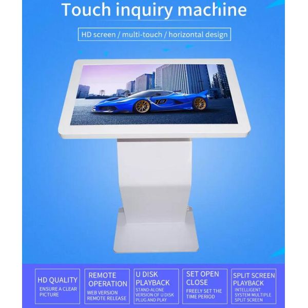 2K 4K HD LCD Digital Signage 55 Inch All In One Pc With Multiple Interfaces