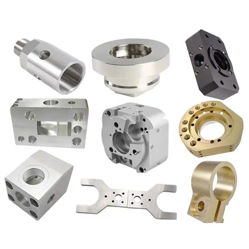 JB Brand Custom CNC Milling 7075 T6 Aluminum UAV Accessories Zinc Plated Iron Steering Engine Mounting Bracket with Eye Nuts