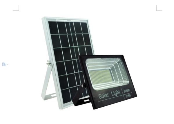 300 Watt IP65 Solar Powered Led Flood Light Outdoor Die-Cast Aluminum Housing
