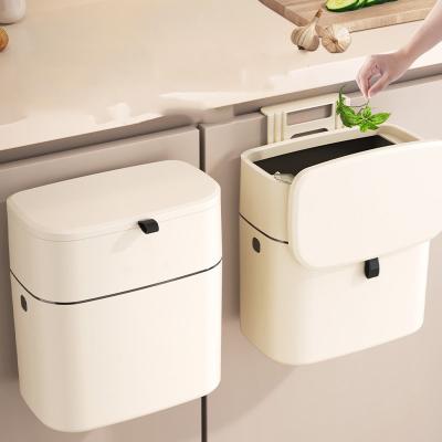 Load-Bearing Strong Hanging Household Trash Can Kitchen Preferred Non-Punching Bent Wall Hanging Trash Can