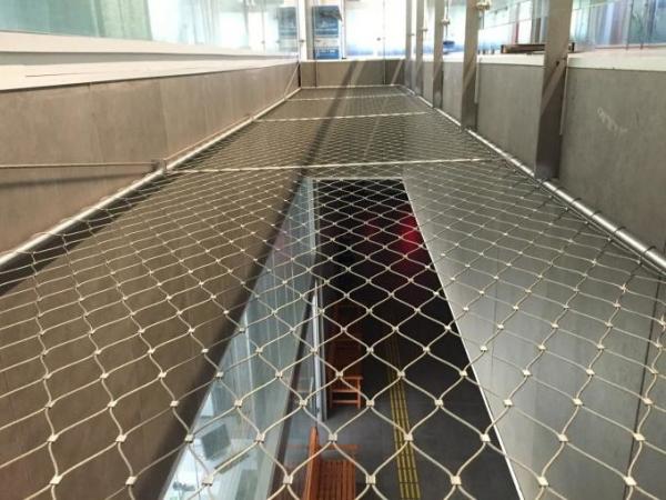 Hand Woven Flexible Animal Protection Stainless Steel Cable Wire Mesh