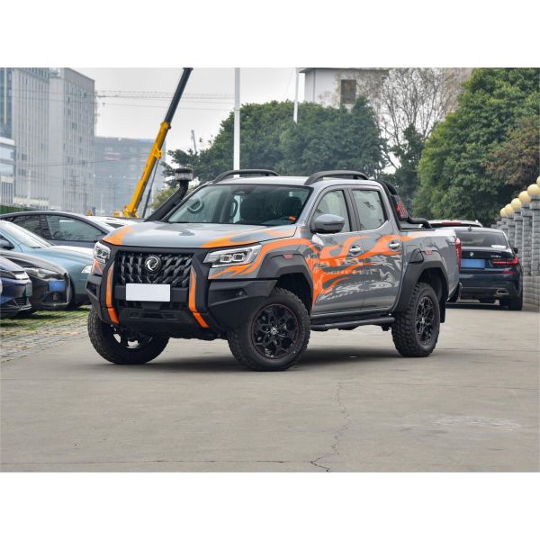 Popular Dongfeng Rich 7 4*2 LHD Gasoline Automatic Pickup Truck With Max.speed Km/h 170
