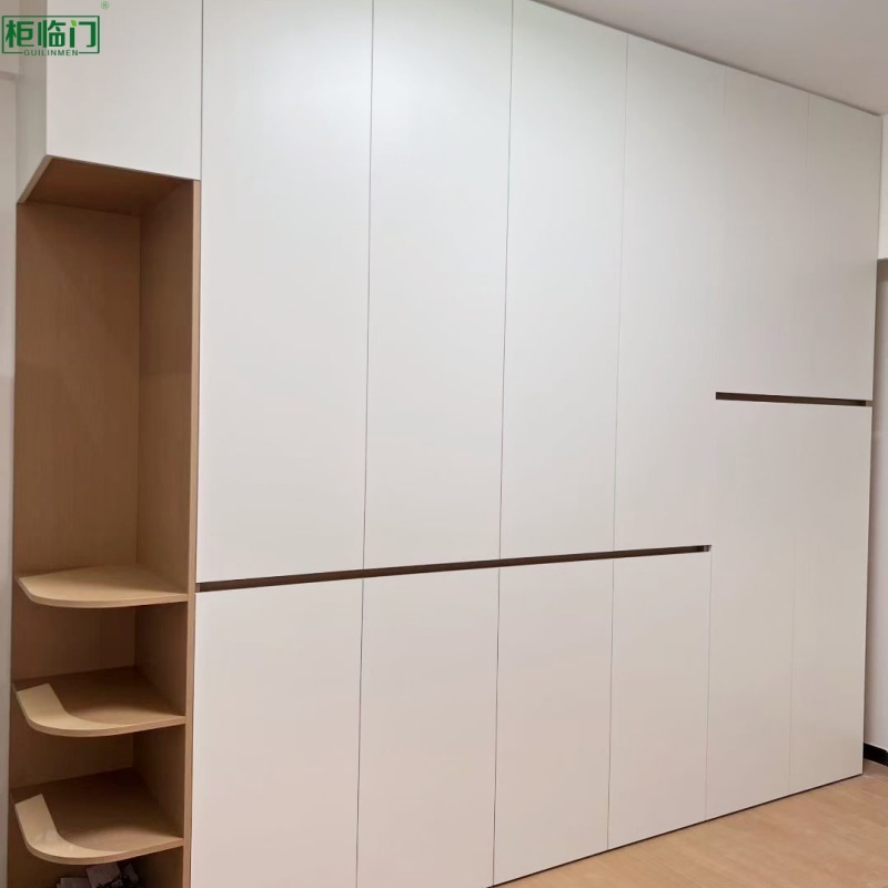 Aluminum Honeycomb Walk In Wardrobe Cabinet Formaldehyde Free Fireproof Mothproof