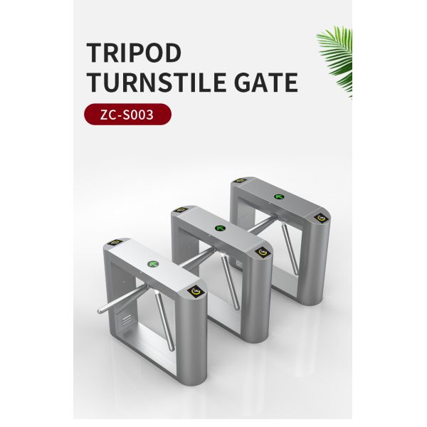 60W Controlled Access Turnstiles , 3 Arm Turnstile With IP54 Protection Level