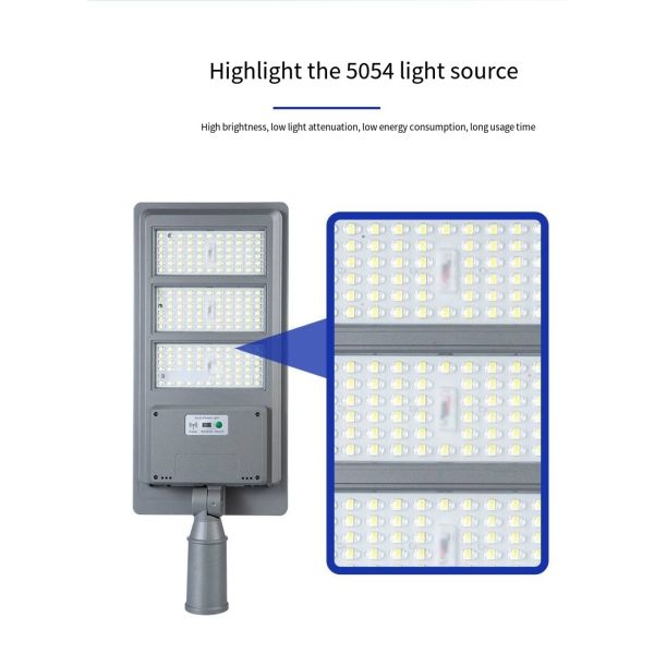 All In One Solar Street Light with Four Smart Control Modes for Road and Garden Lighting