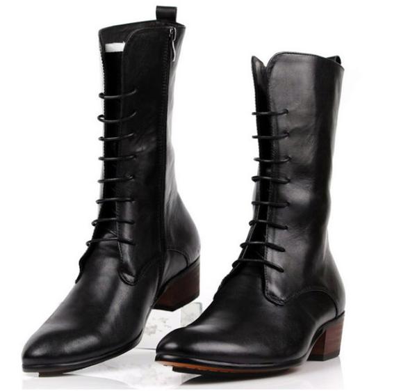 Botas de Anquilhagem para Homens de Negócios Botas Militares de Combate