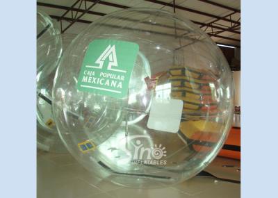 2 bolas de passeio da água inflável transparente das crianças e dos adultos do diâmetro dos mts para a venda de sino Inflatables