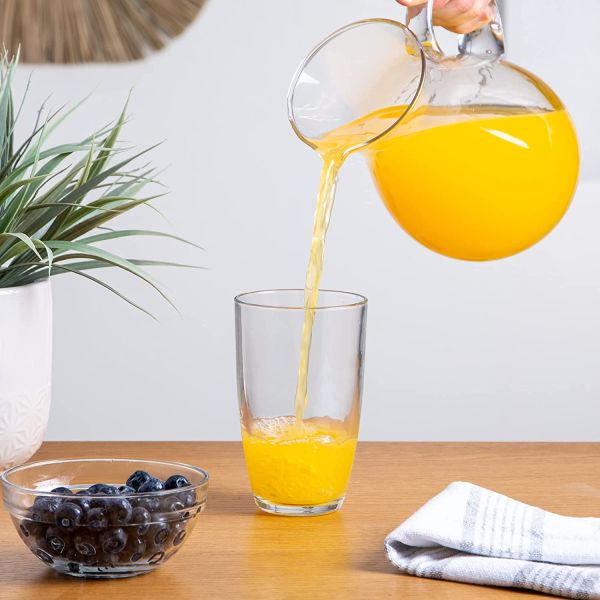 1080ML Sustainable Transparent Glass Water Carafe