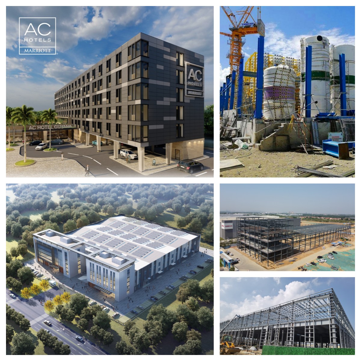 Pre-Engineered Metal Frame Light Steel Office Building