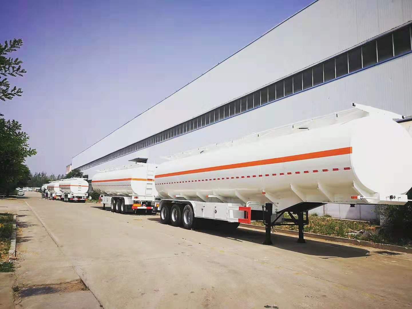 3 трейлеров цапф сверхмощных Semi жидкостный дизельного масла хранения топливного бака трейлер Semi