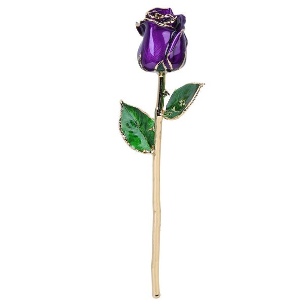 24k Gold Trimmed Rose Hot Sale Everlasting Rose Golden Rose Factory Direct Sales Valentine's Day Christmas Gifts Home Decoration