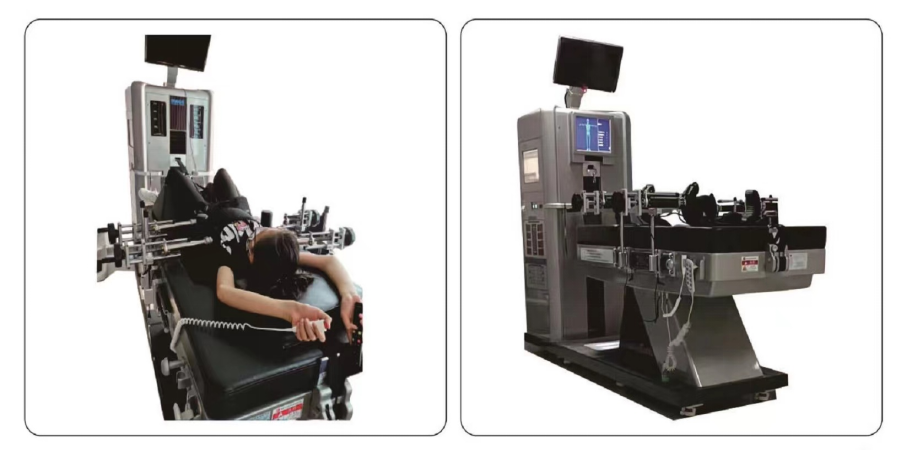 The three-dimensional Spinal decompression machine  and orthopedic equipment for disc herniation
