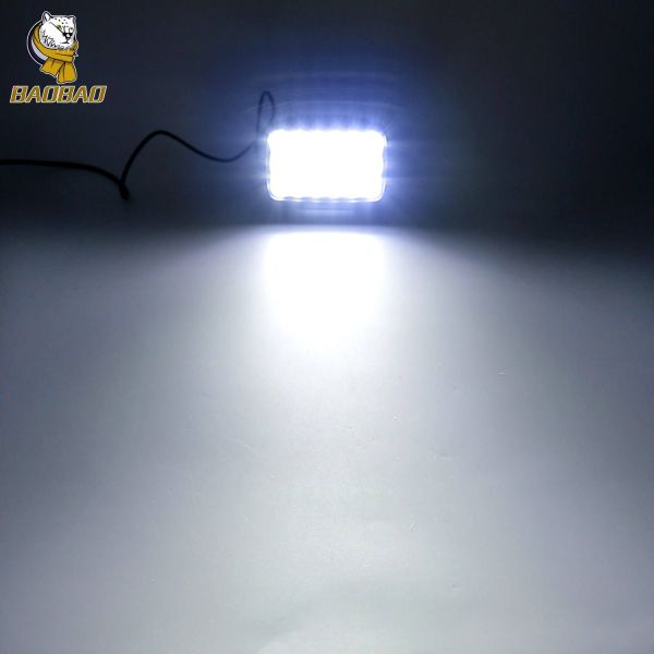 3500LM 18 Beams 4 Inch White Auxiliary LED Light For Motorbike