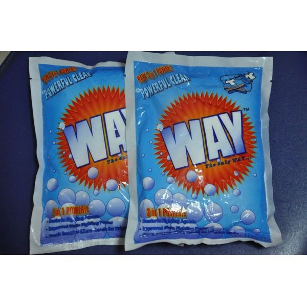 3 in 1 Powerful Clear machine or hand washing powder 500g, powder laundry detergent