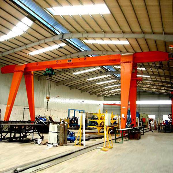 15 Ton MH Type Hoist  Single Girder Portal Crane 15M Span Rail Operated