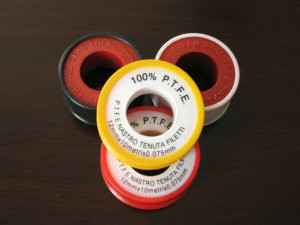Aid-Resistance White PTFE Gasket Tape with 3-100mm Width and 250°C Heat-Resistance for Sealing