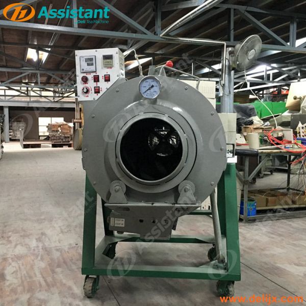 DL-6CST-50 Liquid Gas Bitter Leaf Green Tea Mini Steaming Fixation Machine for Tea