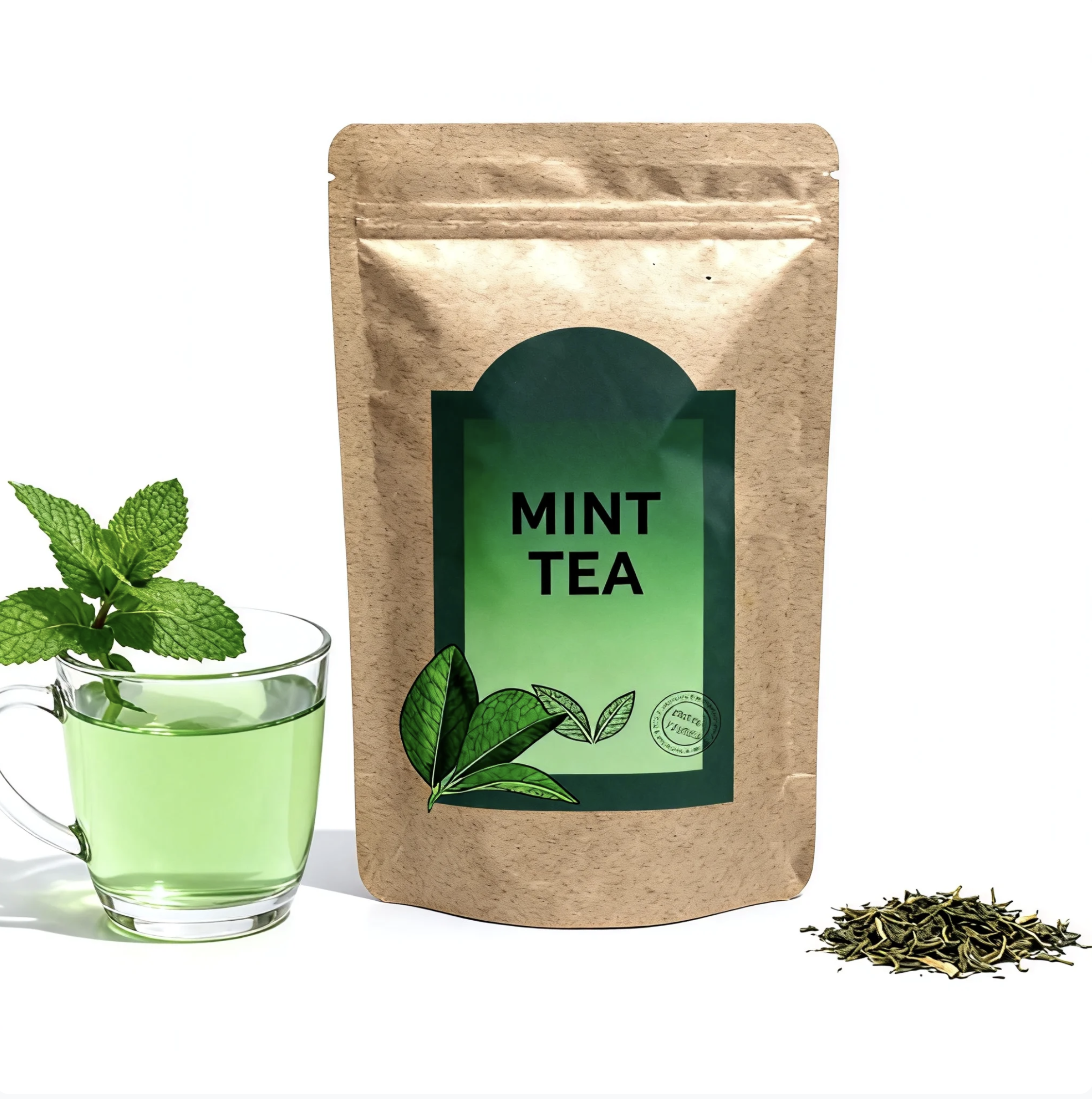 Eco Tea Packaging Pouch Flexible Design Compostable Tea Packaging