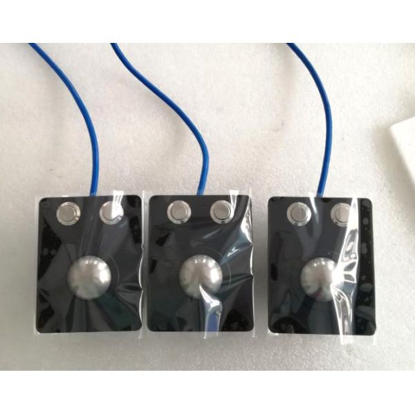 Acier inoxydable noir plaqué par souris industrielle imperméable de boule de commande