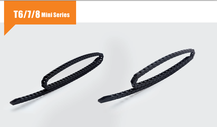 Yueqing DUWAI Trailer Line Closed T7 Miniature Series 7mmx7mm Drag Chain