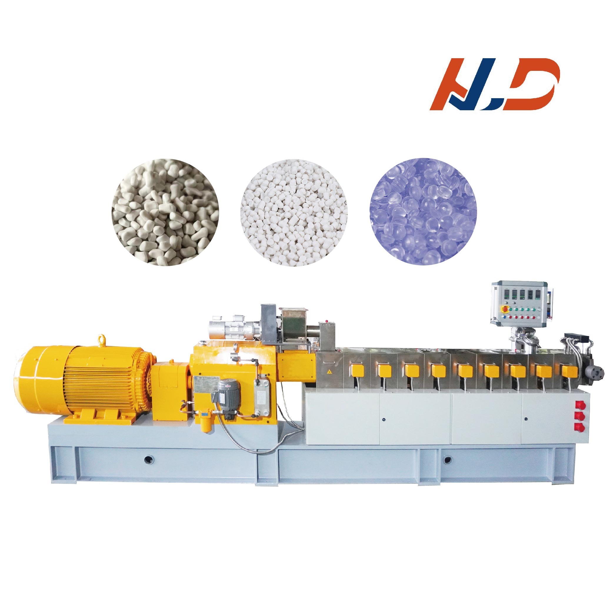 Автоматическая HDPE/LDPE наполнитель пластиковый мастербач гранулы изготовления машины PP пластиковый пеллет экструдер с ПЛК