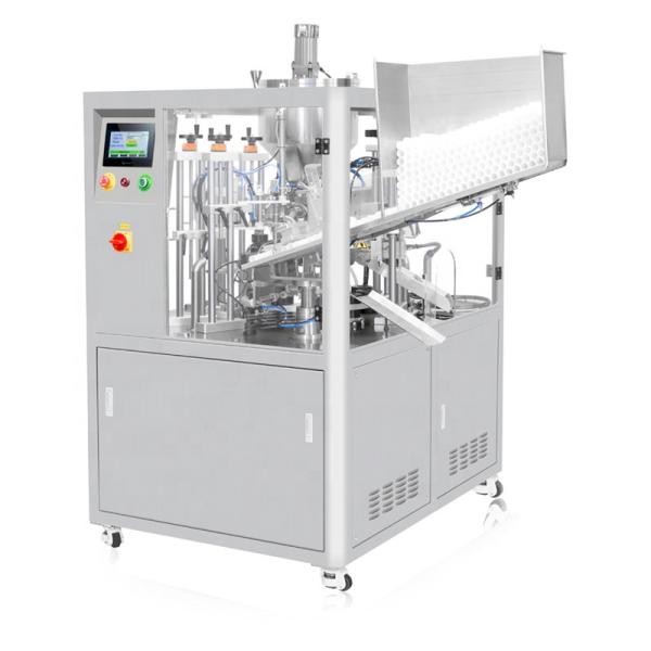 máquina de enchimento macia 1.5kw do tubo de 60pcs/Min Dia 5mm para o creme cosmético