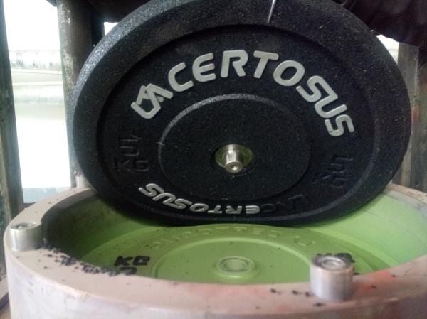 Unisex Rubber Weight Plates 5kg / 10kg / 15kg / 20kg / 25kg Gym Fitness Weight Plates