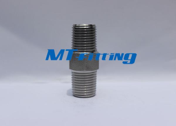F347 2000LBS Forged High Pressure Pipe Fittings ,  Stainless Steel Hex Nipple