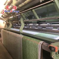 50kW Automatización Maquina de hacer césped artificial Fabricación de césped fútbol Césped de falla de alarma de auto-parada