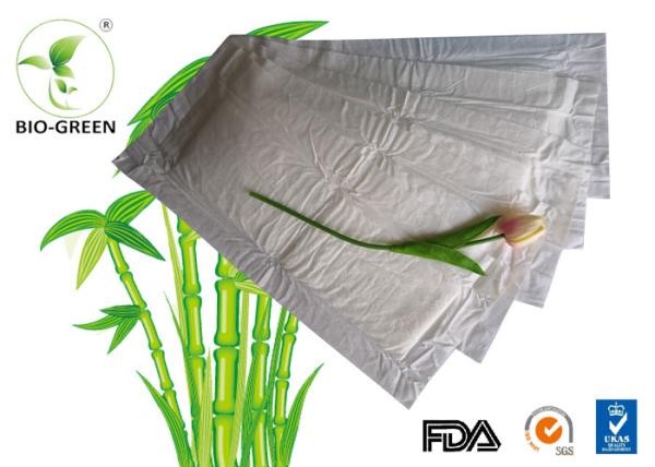 Biodegradable Bamboo Diaper Inserts , 15*36cm Lady Maternity Panty Liners