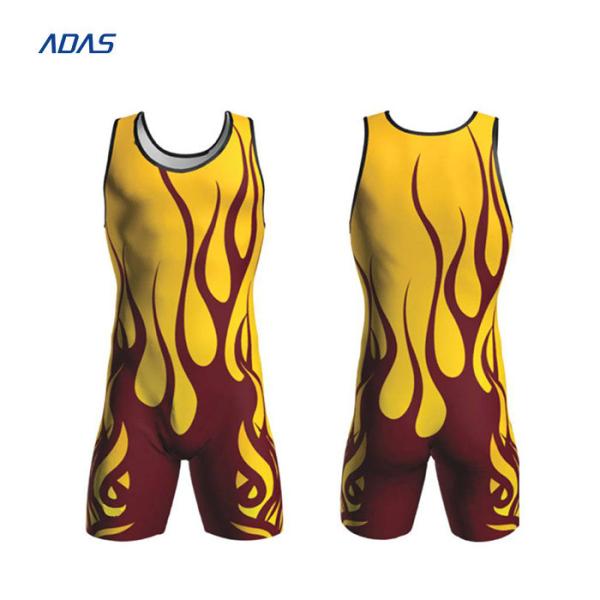 OEM Spandex Tight Wrestling Singlet Doublet Leotard Sublimation For Unisex Youth BJJ Suits