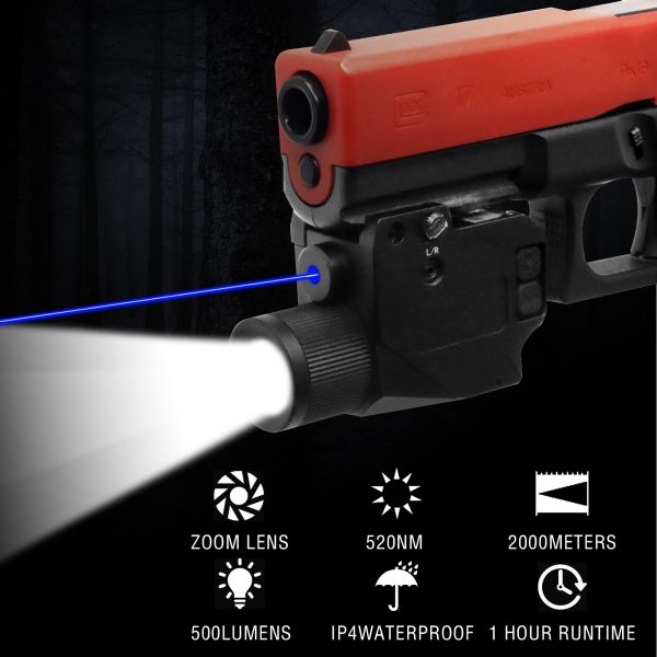 OEM / ODM Airsoft Gun Lasers 450nm Blue Pistol Laser Rail Mounted