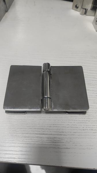 Stainless Steel Casting Bathroom Glass Door Hinge Erosion Resistant
