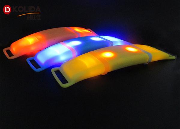 USB Rechargable Silicon Dog LED Light Flashing Dog LED Attacher for Pet