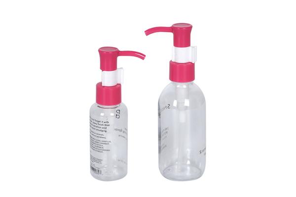 2oz 4oz PET remover maquiagem frasco dispensador com tampa de parafuso bomba de pressão garrafa de óleo