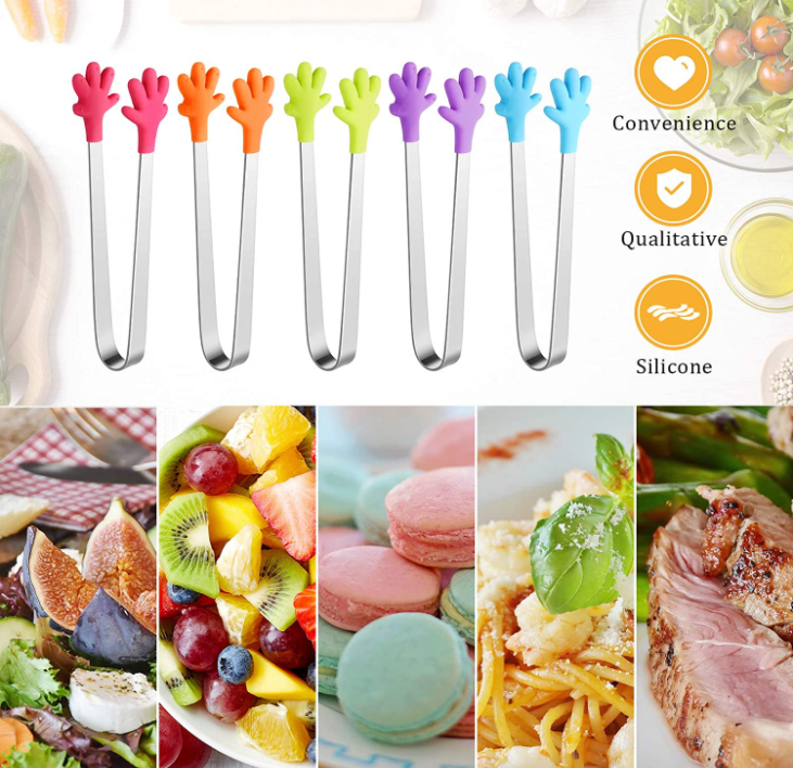 Multipurpose Heavy Duty Stainless Steel Tongs LFGB Approved