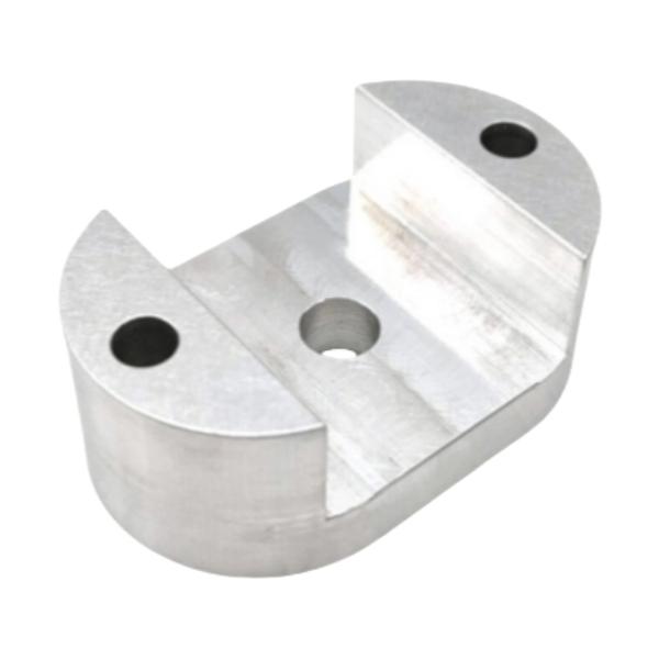 Partes de aluminio mecanizadas CNC de precisión China con acabado de anodización natural