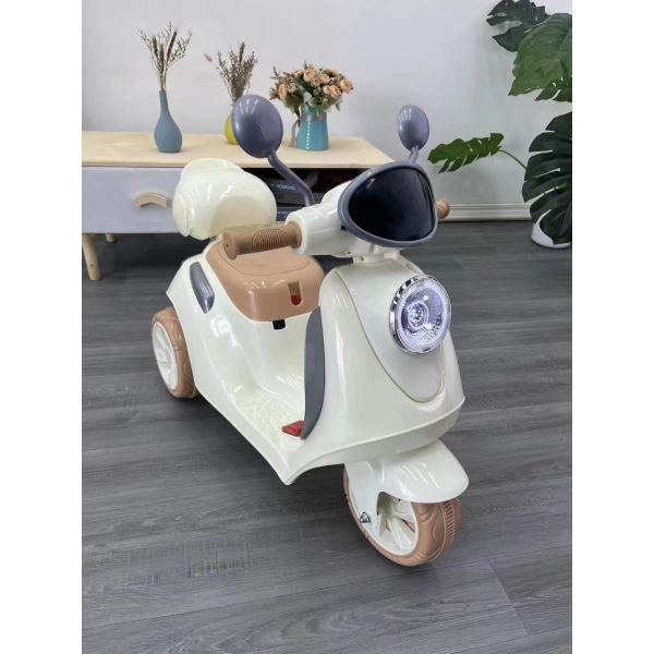 PP Plastic 6v Electric Ride on Car Motorbike for Kids Storage Box and Lights 2023