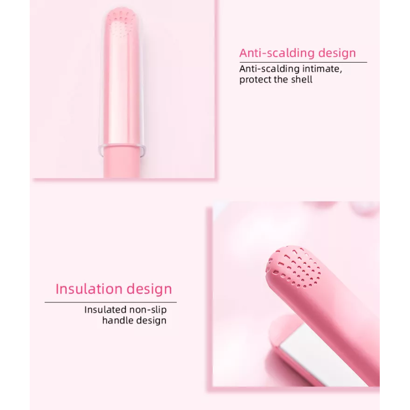 Mini Flat Iron Hair Straightener 2 In 1 Small Curling Hair Crimper For Women Travel