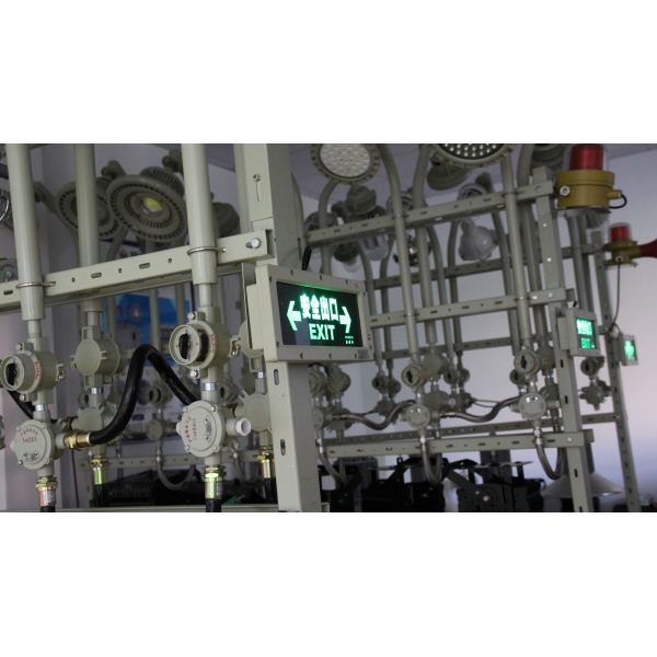 Marcador de salida LED a prueba de explosiones certificado ATEX CE IP66, 5700KCCT, 3W, fuente de luz LED de alto brillo para plantas químicas y gasolineras