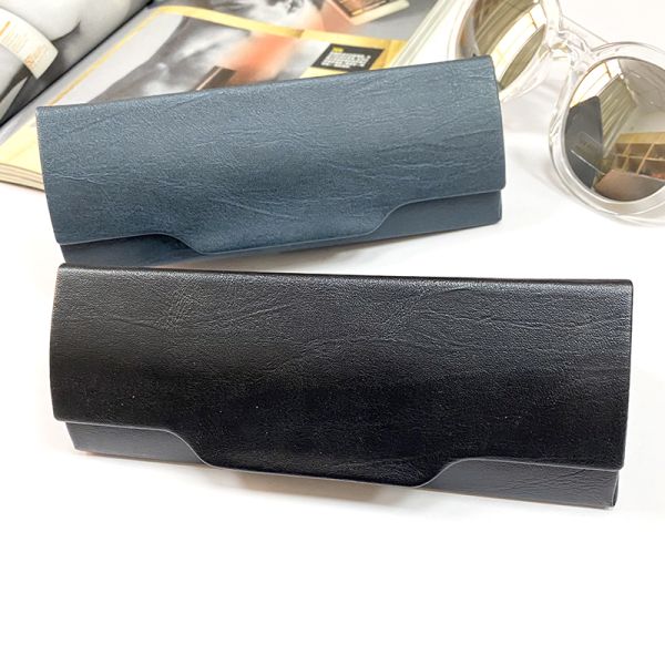 Eco-friendly magnetic sunglasses case pu eyeglasses case spectacle cases packaging boxes