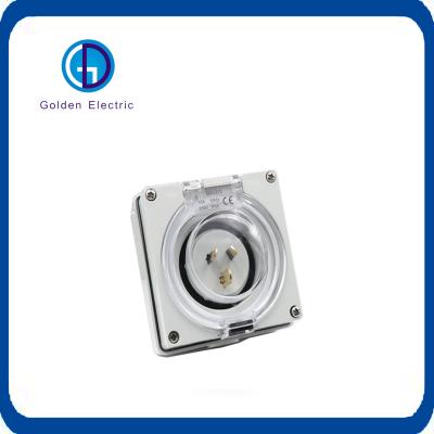 250V IP66 Gd-56ai Série Industrial Área de Água Proof Plug Quadrado 3-Pin Proof Plug